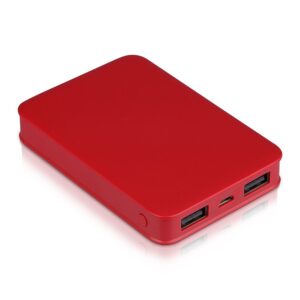Power Bank 5000mAh με 2 Θύρες USB Κόκκινο V-TAC – 8192