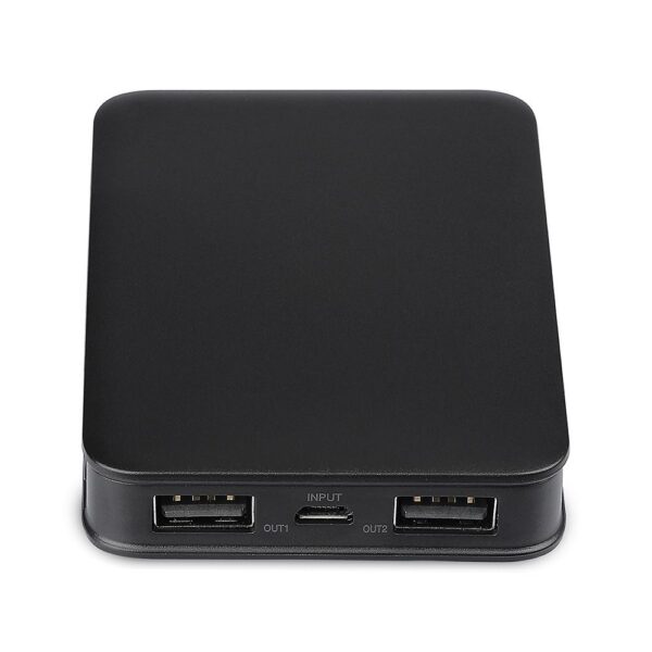 Power Bank 5000mAh με 2 Θύρες USB Μαύρο V-TAC – 8193