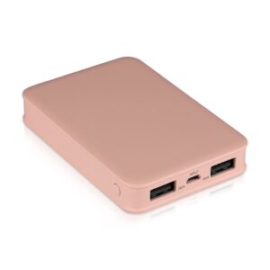 Power Bank 5000mAh με 2 Θύρες USB Ροζ V-TAC – 8194