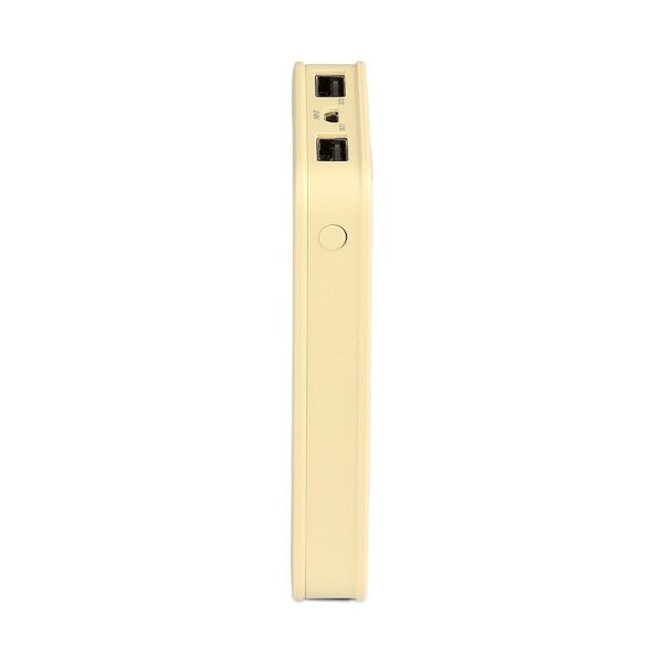 Power Bank 5000mAh με 2 Θύρες USB Κίτρινο V-TAC – 8196