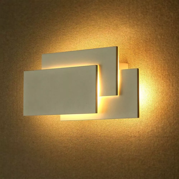 LED Απλίκα 3 Επιπέδων Αρχιτεκτονικού Φωτισμού Λευκό Σώμα 11W Θερμό 3000K V-TAC – 218202