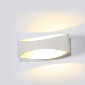 LED Απλίκα 5W Up-Down Αρχιτεκτονικού Φωτισμού Θερμό 3000K Λευκό Σώμα V-TAC – 8208