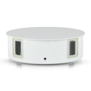 LED Φωτιστικό Τοίχου 4W V-TAC Λευκό Στρογγυλό Αδιάβροχο IP65 SMD Θερμό Λευκό 3000Κ – 8213