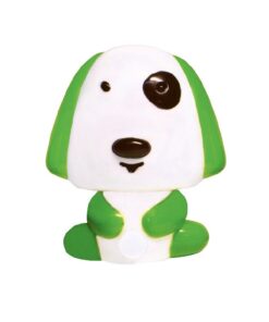 LED Λαμπάκι Νυκτός Σκυλάκι 0.4W Πλαστικό Πράσινο Ψυχρό Λευκό 6000K ACA DECOR – 82204LEDGN