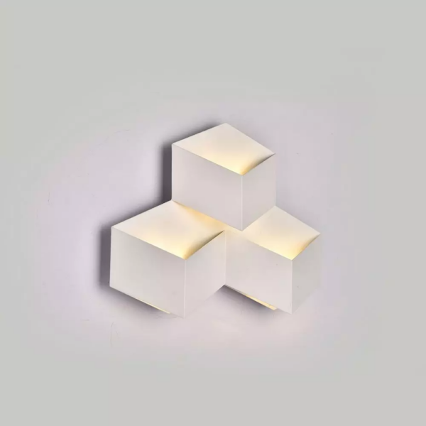 LED Απλίκα Κύβοι 9W Λευκό Σώμα Αρχιτεκτονικού Φωτισμού 3000K Θερμό V-TAC – 8221