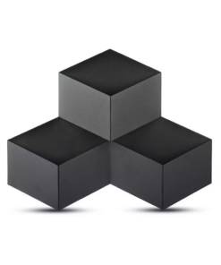 LED Απλίκα Κύβοι 9W Μαύρο Σώμα Αρχιτεκτονικού Φωτισμού 3000K Θερμό V-TAC – 8223