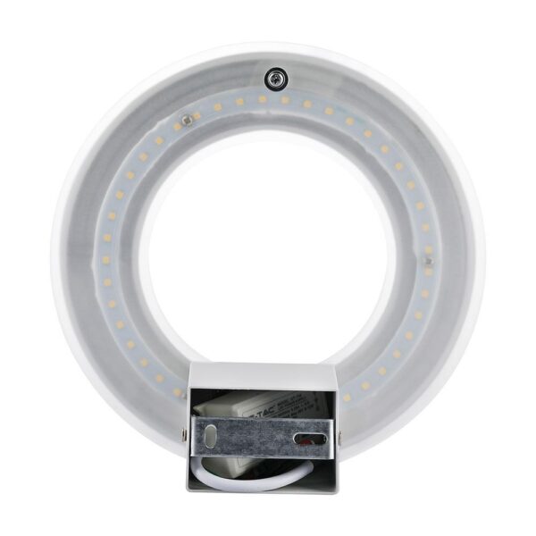 LED Φωτιστικό Τοίχου 9W V-TAC Λευκό Στρογγυλό SMD Θερμό Λευκό 3000Κ – 8225