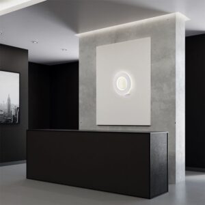 LED Φωτιστικό Τοίχου 9W V-TAC Λευκό Στρογγυλό SMD Θερμό Λευκό 3000Κ – 8225