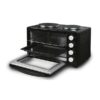 ΗΛΕΚΤΡΙΚΟ ΦΟΥΡΝΑΚΙ ΜΑΥΡΟ 3200W 38LT ΜΕ 2 ΕΣΤΙΕΣ ΚΑΙ ΧΡΟΝΟΔΙΑΚΟΠΤΗ 90Λ EUROLAMP – 300-70032