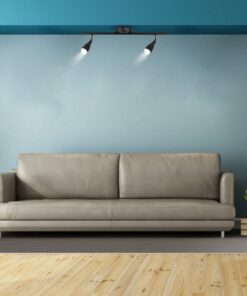 LED φωτιστικό οροφής διπλό 9W 3000K Θερμό λευκό Μαύρο σώμα V-TAC – 8267