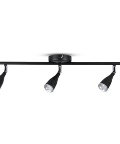 LED φωτιστικό οροφής τριπλό 13.5W 3000K Θερμό λευκό Μαύρο σώμα V-TAC – 8271