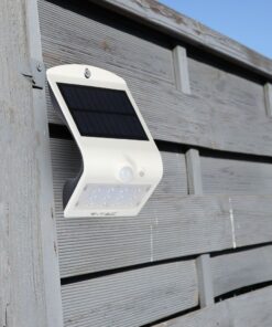 LED Ηλιακό Φωτιστικό 1.5W V-TAC με Αισθητήρα Αδιάβροχο IP65 Λευκό Πλαστικό Φυσικό Λευκό 4000K – 8276