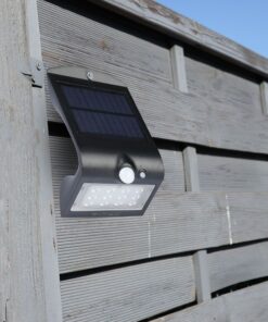 LED Ηλιακό Φωτιστικό 1.5W V-TAC με Αισθητήρα Αδιάβροχο IP65 Μαύρο Πλαστικό Φυσικό Λευκό 4000K – 8277