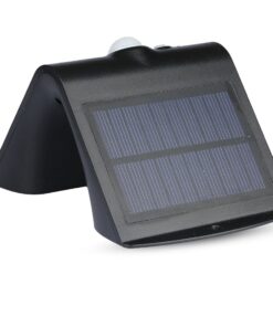 LED Ηλιακό Φωτιστικό 1.5W V-TAC με Αισθητήρα Αδιάβροχο IP65 Μαύρο Πλαστικό Φυσικό Λευκό 4000K – 8277
