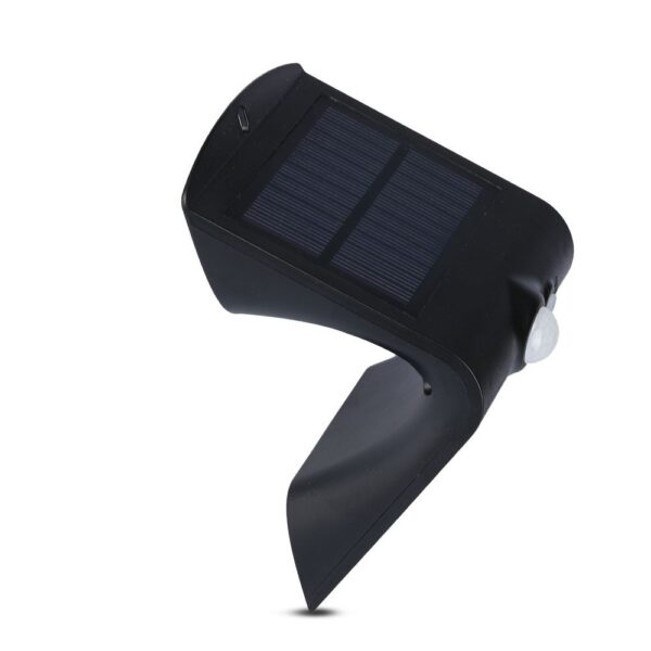 LED Ηλιακό Φωτιστικό 1.5W V-TAC με Αισθητήρα Αδιάβροχο IP65 Μαύρο Πλαστικό Φυσικό Λευκό 4000K – 8277
