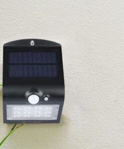 LED Ηλιακό Φωτιστικό 1.5W V-TAC με Αισθητήρα Αδιάβροχο IP65 Μαύρο Πλαστικό Φυσικό Λευκό 4000K – 8277