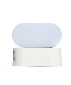 LED Φωτιστικό Τοίχου Περιστρεφόμενο 5W V-TAC Λευκό Αδιάβροχο IP65 Θερμό 3000Κ – 218286