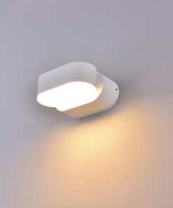 LED Φωτιστικό Τοίχου Περιστρεφόμενο 5W V-TAC Λευκό Αδιάβροχο IP65 Θερμό 3000Κ – 218286