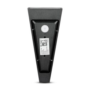 LED Φωτιστικό Τοίχου 6W V-TAC Μαύρο Αδιάβροχο IP65 SMD Θερμό Λευκό 3000Κ – 8297