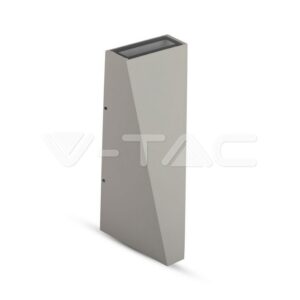 LED Φωτιστικό Τοίχου 6W V-TAC Γκρι Αδιάβροχο IP65 SMD Θερμό  3000Κ – 218299