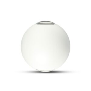 LED Φωτιστικό Τοίχου Στρογγυλό 6W V-TAC Λευκό Αδιάβροχο IP65 SMD Θερμό Λευκό 3000Κ – 8301
