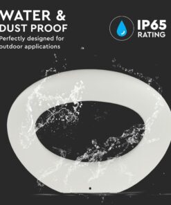 LED Φωτιστικό Τοίχου 10W V-TAC Λευκό Θερμό Λευκό 3000Κ – 8307