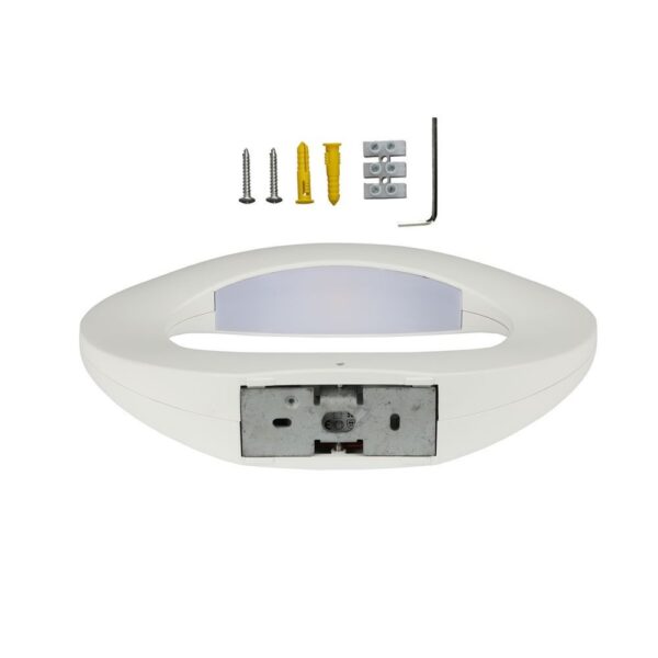 LED Φωτιστικό Τοίχου 10W V-TAC Λευκό Θερμό Λευκό 3000Κ – 8307