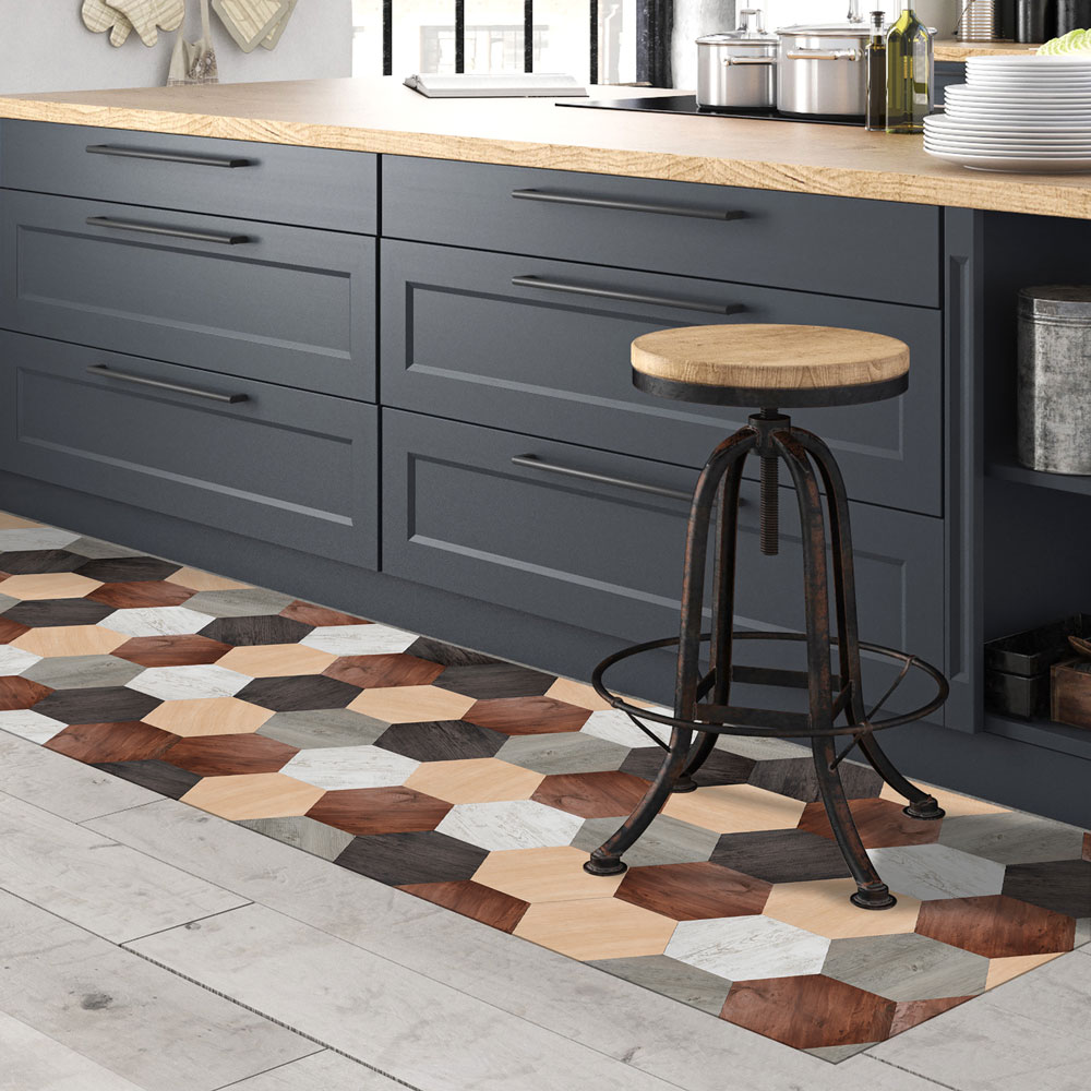 Mixed Wood – M διάδρομος βινυλίου Ango – 83071