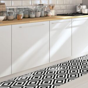 Black & White – M διάδρομος βινυλίου Ango – 83073
