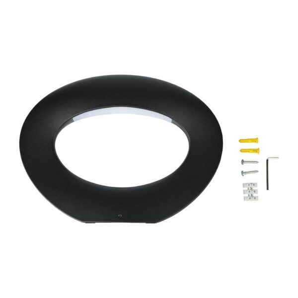LED Φωτιστικό Τοίχου 10W V-TAC Μαύρο Φυσικό Λευκό 4000Κ – 8310