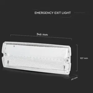 LED Φωτιστικό ασφαλείας επιτοίχιο 3W V-TAC – 83111