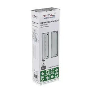 LED Φωτιστικό ασφαλείας επιτοίχιο 3W V-TAC – 83111