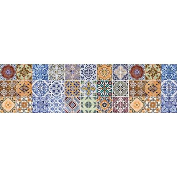 Spring Tile Carpet - L διάδρομος βινυλίου Ango - 83133