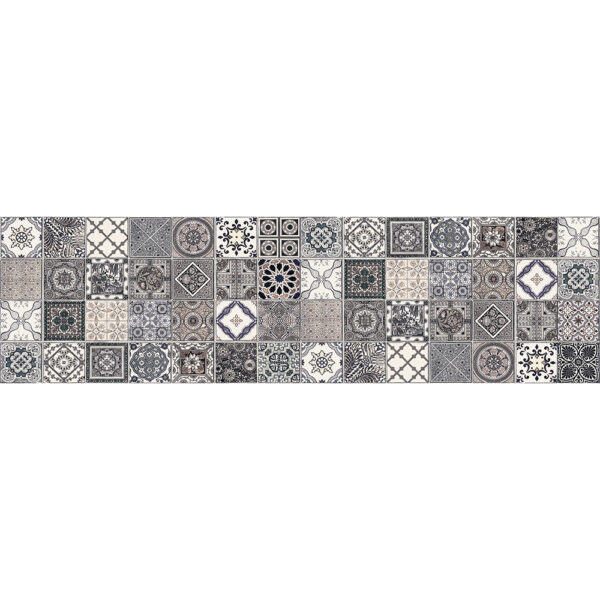 Azulejos Vintage – L διάδρομος βινυλίου Ango – 83142