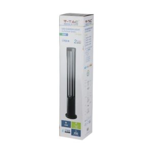 LED Κολονάκι Φωτιστικό 10W V-TAC 86cm Αδιάβροχο IP65 Γκρι Φυσικό 4000K – 8329