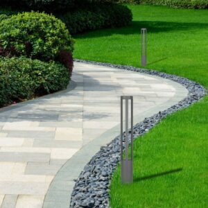 LED Κολονάκι Φωτιστικό 10W V-TAC 86cm Αδιάβροχο IP65 Γκρι Φυσικό 4000K – 8329