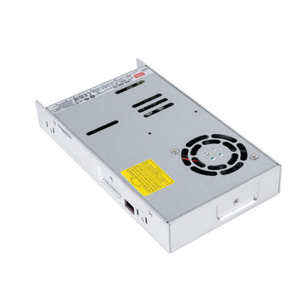 GloboStar® LRS-450-24 90787 MEANWELL Ρυθμιζόμενο Μεταλλικό Τροφοδοτικό PELV για Προϊόντα LED 450W 18.8A – AC 220-240V σε DC 24V – Ρυθμιζόμενο από 21.6VDC έως 28.8VDC – IP20 Μ22.5 x Π12.4 x Υ3.5cm – 3 Years Warranty