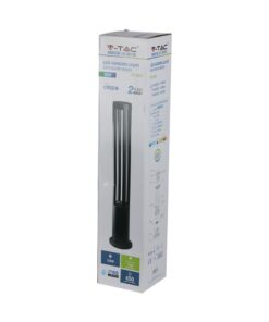 LED Κολονάκι Φωτιστικό 10W V-TAC 86cm Αδιάβροχο IP65 Μαύρο Θερμό 3000K – 8331