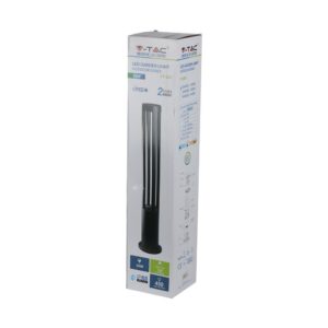 LED Κολονάκι Φωτιστικό 10W V-TAC 86cm Αδιάβροχο IP65 Μαύρο Θερμό 3000K – 8331