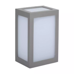 LED αδιάβροχο φωτιστικό 12W IP65 6400K Ψυχρό λευκό με γκρι σώμα V-TAC – 8339