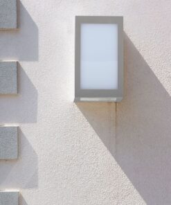 LED αδιάβροχο φωτιστικό 12W IP65 6400K Ψυχρό λευκό με γκρι σώμα V-TAC – 8339