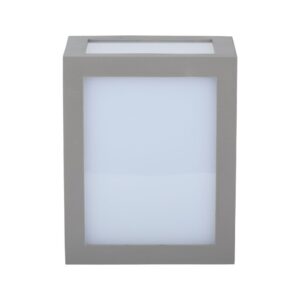 LED αδιάβροχο φωτιστικό 12W IP65 6400K Ψυχρό λευκό με γκρι σώμα V-TAC – 8339