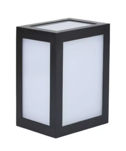 LED αδιάβροχο φωτιστικό 12W IP65 6400K Ψυχρό λευκό με μαύρο σώμα V-TAC – 8342