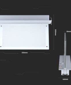 LED Φωτιστικό Ασφαλείας Χωνευτό 2W V-TAC PRO Samsung Chip IP20 140lm Ψυχρό Λευκό 6000K – 835