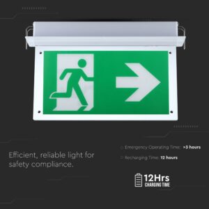 LED Φωτιστικό Ασφαλείας Χωνευτό 2W V-TAC PRO Samsung Chip IP20 140lm Ψυχρό Λευκό 6000K – 835