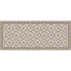 Beige Rhombus – M διάδρομος βινυλίου Ango – 83513