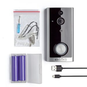 720P IP Wi-Fi Smart Video Θυροτηλεόραση με Αυτόματη Παρακολούθηση και Νυχτερινή Λήψη Λευκή V-TAC – 8355