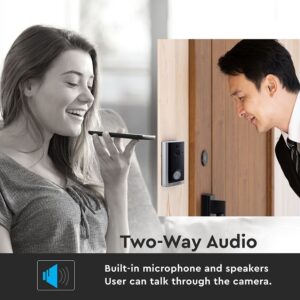 720P IP Wi-Fi Smart Video Θυροτηλεόραση με Αυτόματη Παρακολούθηση και Νυχτερινή Λήψη Λευκή V-TAC – 8355