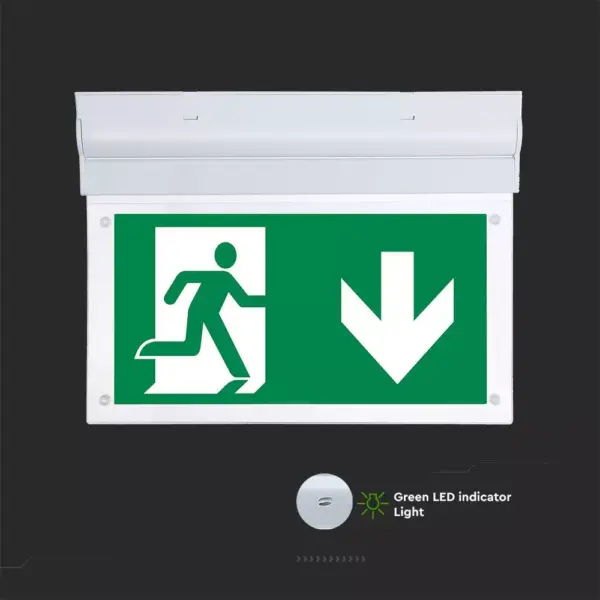 LED Φωτιστικό Ασφαλείας Επιφανειακό 2W V-TAC PRO Samsung Chip IP20 140lm Ψυχρό Λευκό 6000K – 836