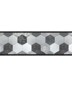 Grey Exagons – L διάδρομος βινυλίου Ango – 83610